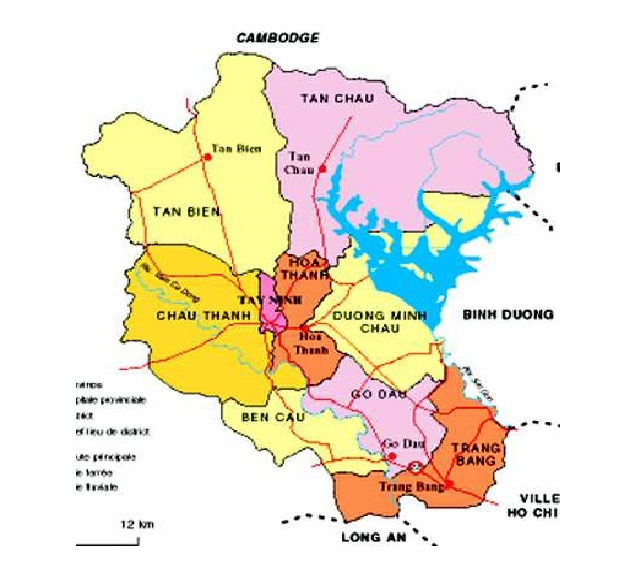 Bản đồ TP. Tây Ninh