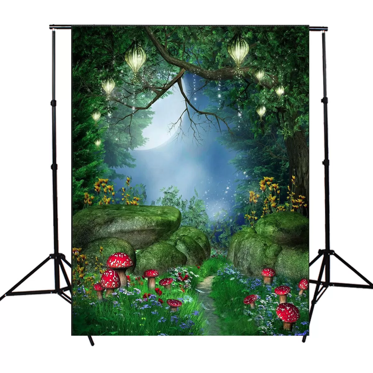 5x7FT Tale World Green Forest Photography Background Backdrop For Studio  Props