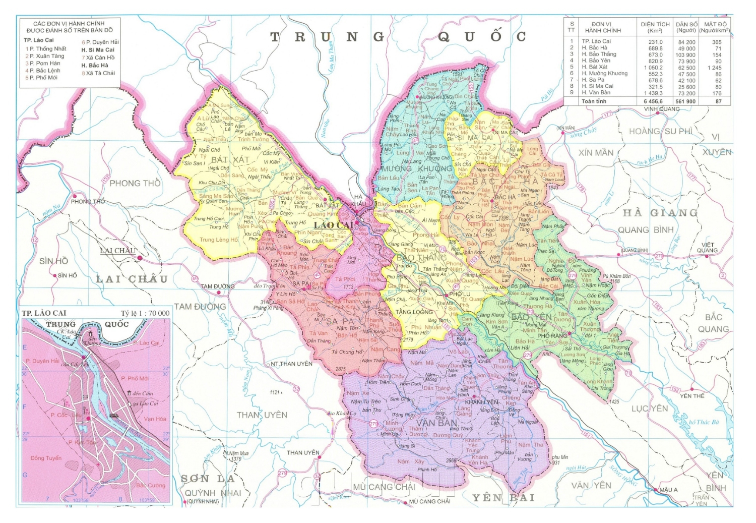 Map Lào Cai