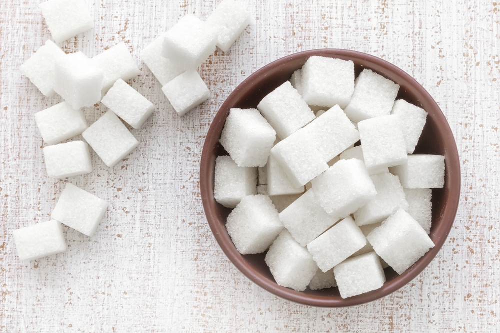 A Selection of Sugar Cubes in a Bowl
