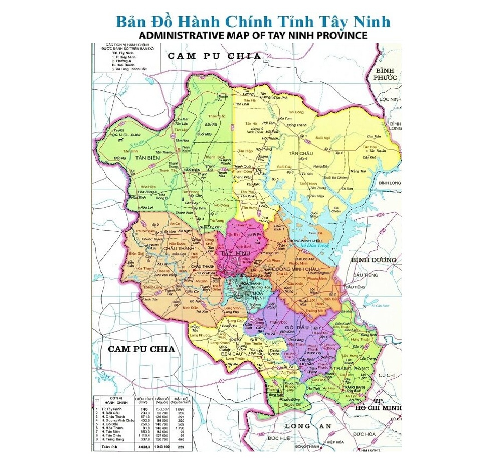Map Tây Ninh