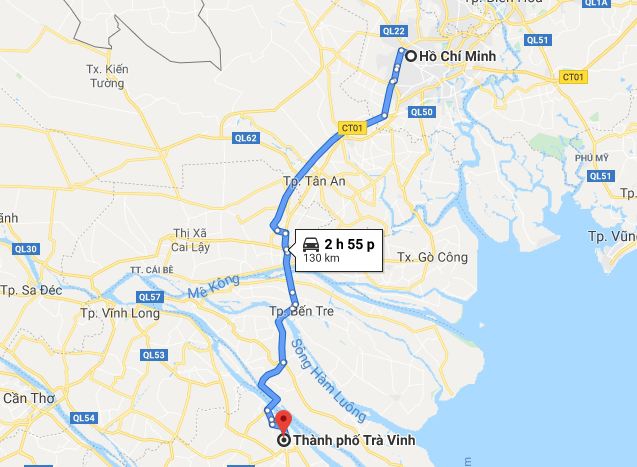 Hướng dẫn cách đi từ Sài Gòn đi Trà Vinh