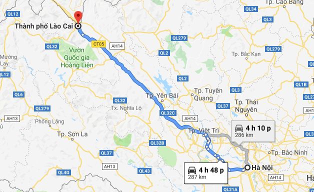 Hướng dẫn cách đi từ Hà Nội đi Lào Cai