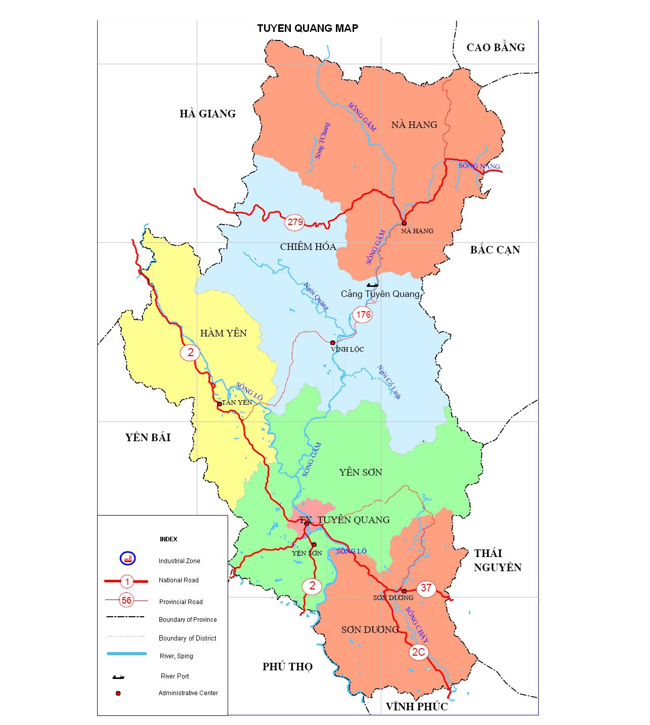 Tuyên Quang map