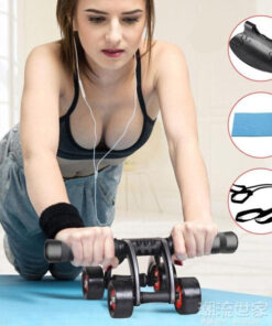 Con lăn tập cơ bụng 4 bánh cao cấp