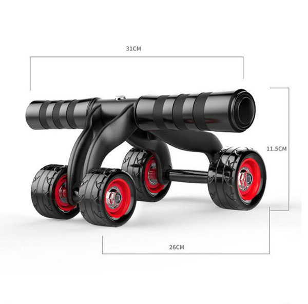 Bán sỉ Con lăn tập cơ bụng 4 bánh cao cấp