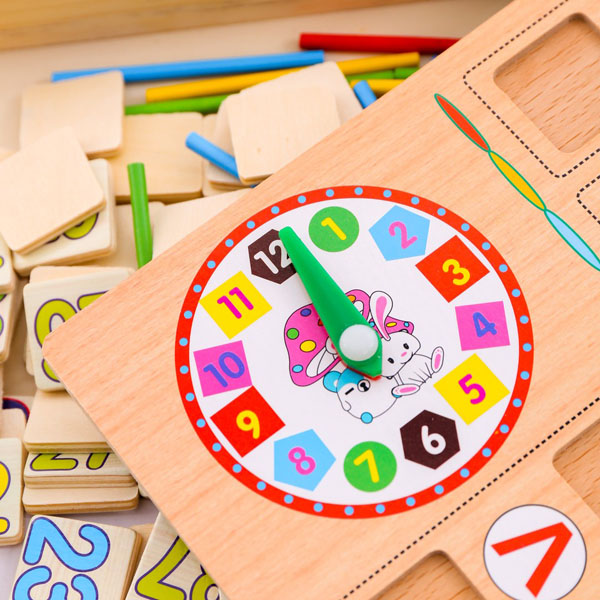 Bán buôn Bảng gỗ học toán 2 mặt cho bé