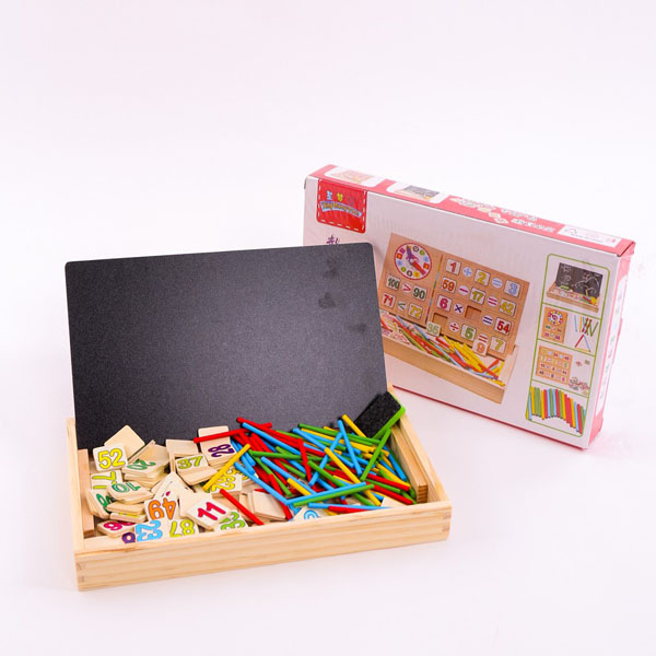 Bán sỉ Bảng gỗ học toán 2 mặt cho bé