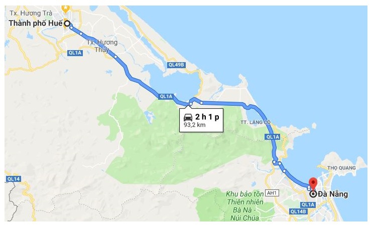 Huế đi Đà Nẵng