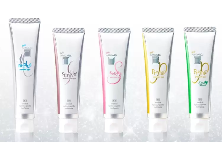 Kem đánh răng Apagard Nhật Bản siêu trắng