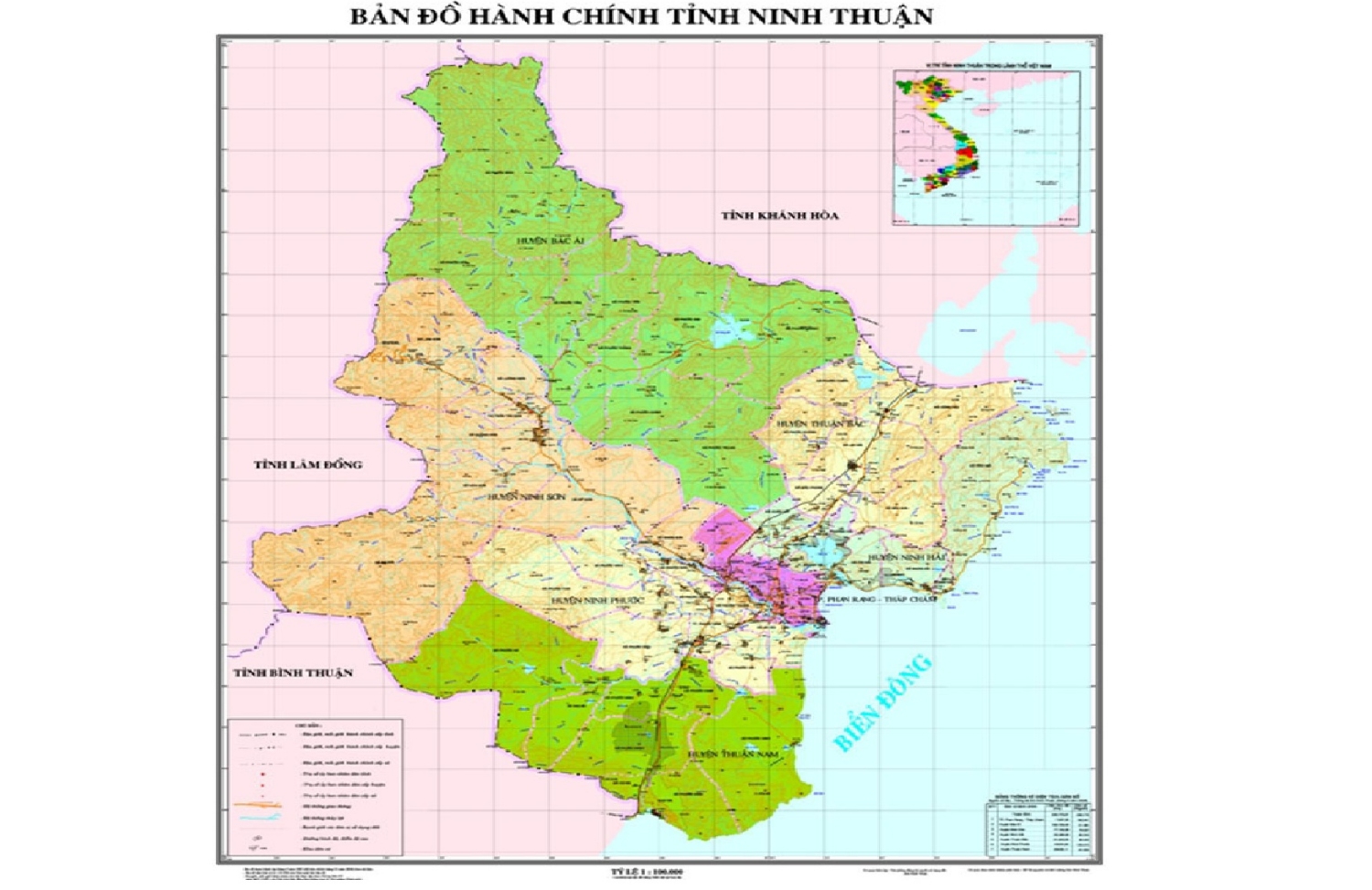 Bản đồ Ninh Thuận