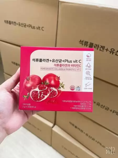 collagen lựu đỏ hàn quốc plus vit c