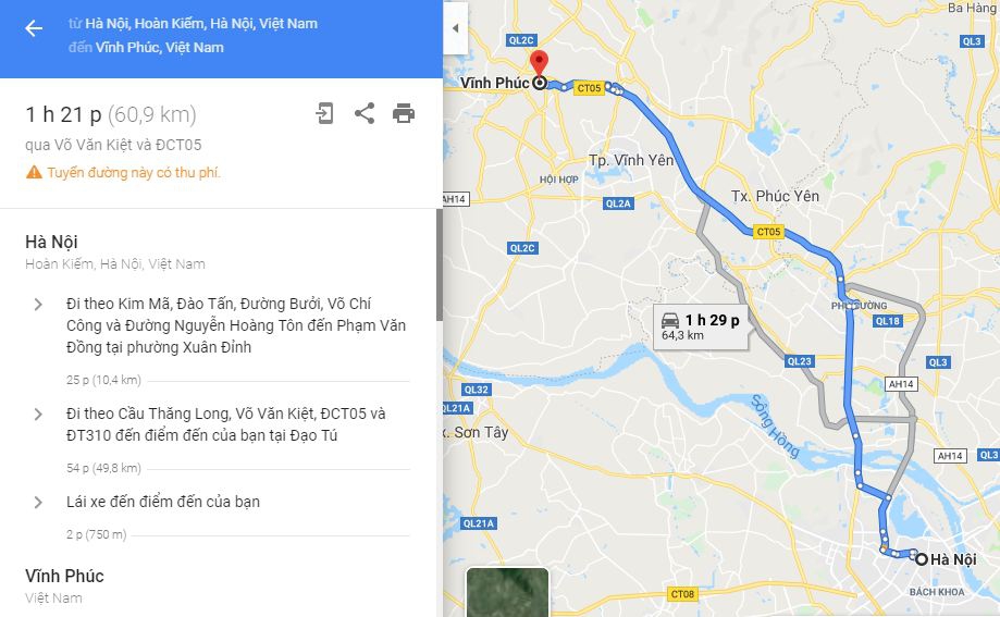 Hà Nội đi Vĩnh Phúc2