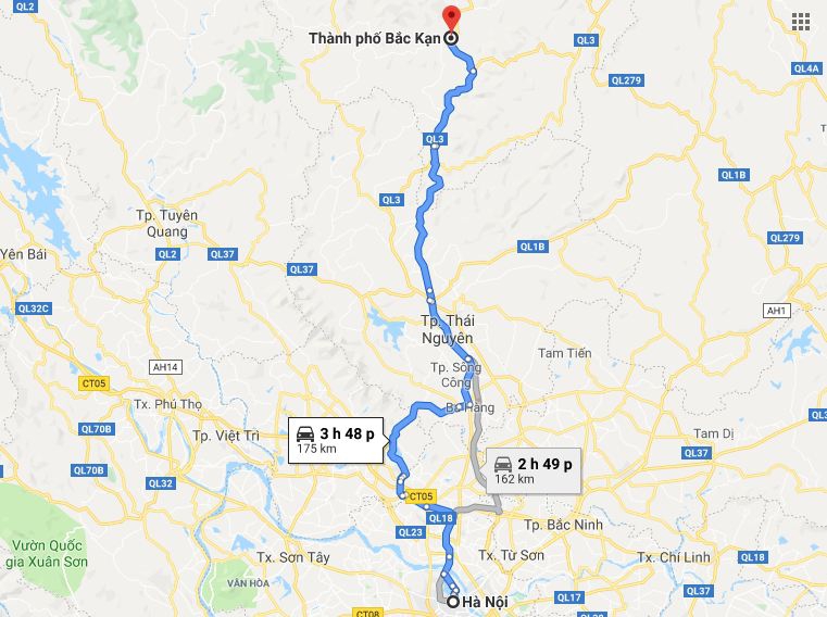 Từ Hà Nội đi Bắc Kạn 2