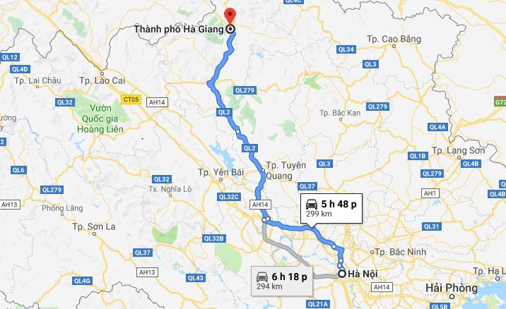 Từ Hà Nội đi Hà Giang 1