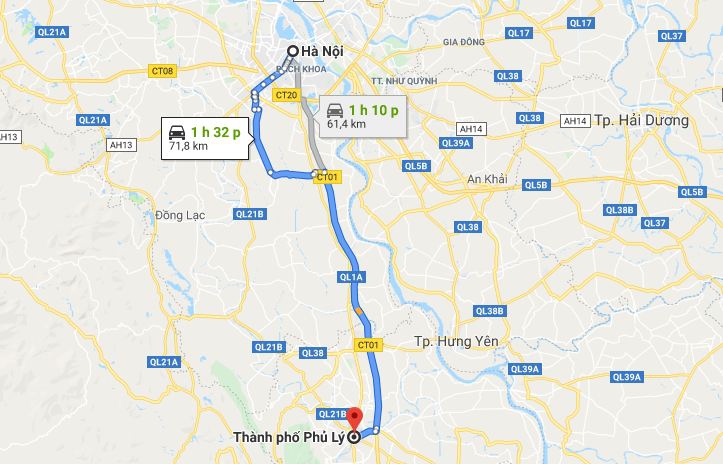 Từ Hà Nội đi Hà Nam 2