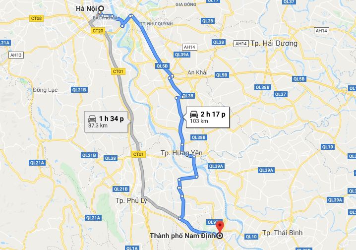 Từ Hà Nội đi Nam Định 2