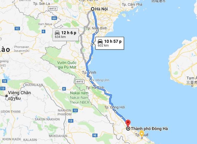 Từ Hà Nội đi Quảng Trị 1