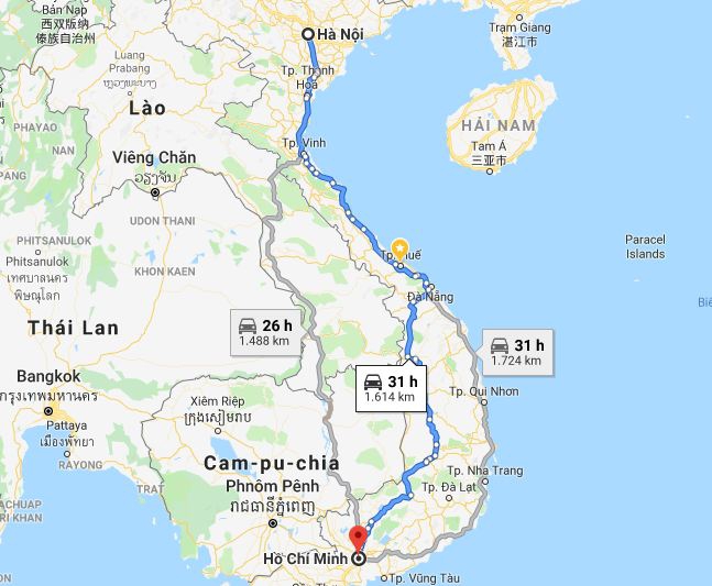 Từ Hà Nội đi Sài Gòn 2