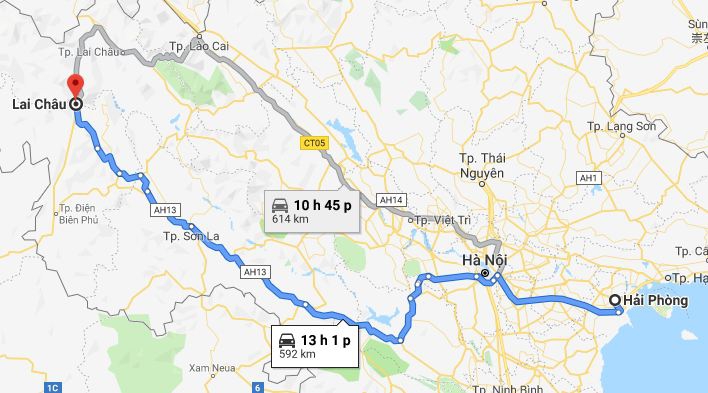 Từ Hải Phòng đi Lai Châu 2