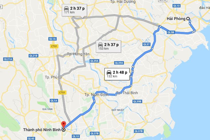 Từ Hải Phòng đi Ninh Bình 3