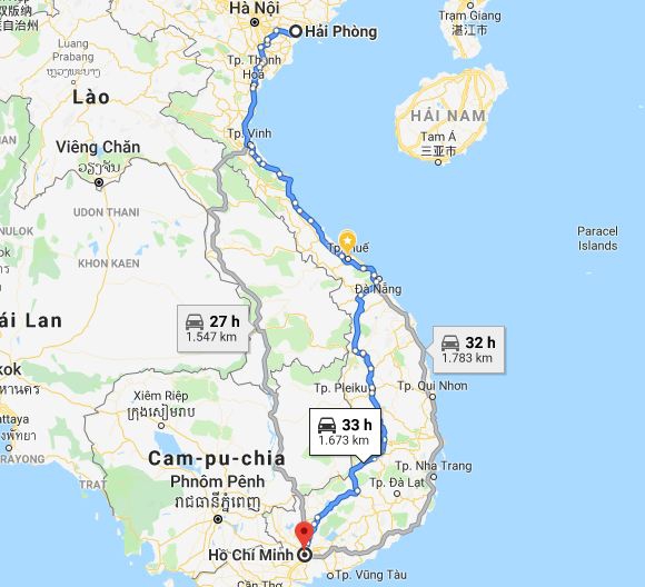 Từ Hải Phòng đi Sài Gòn 2