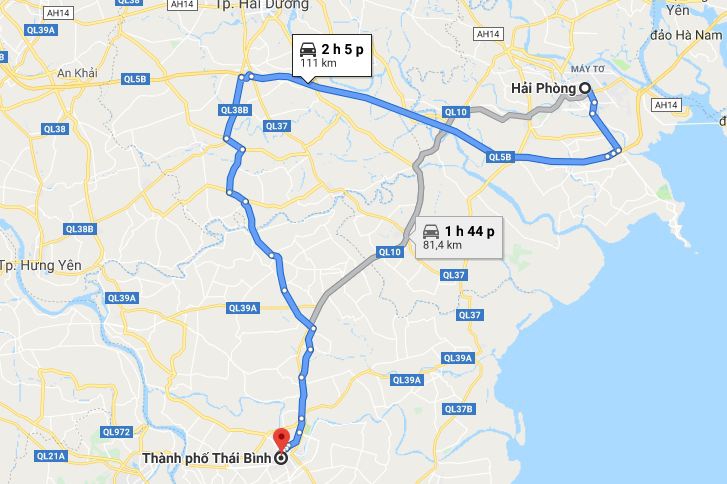 Từ Hải Phòng đi Thái Bình 3