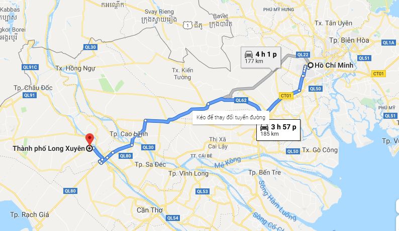 Từ Sài Gòn đi An Giang 1