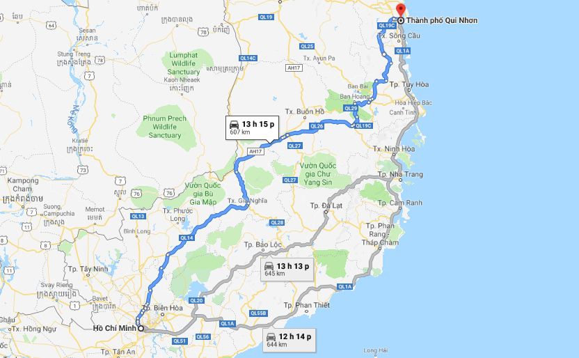 Từ Sài Gòn đi Bình Định 2