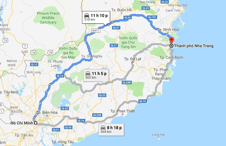 Từ Sài Gòn đi Khánh Hòa 3