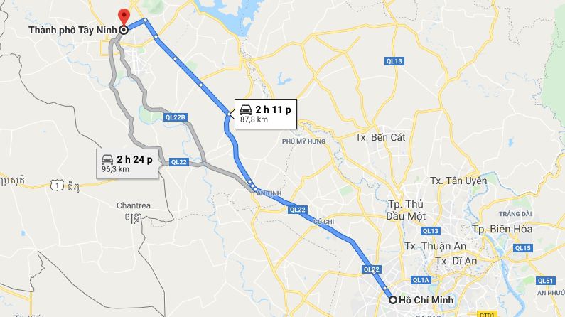 Từ Sài Gòn đi Tây Ninh 2