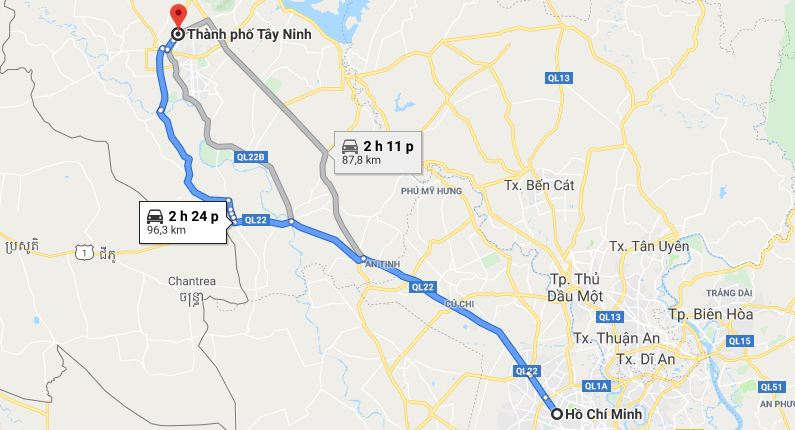 Từ Sài Gòn đi Tây Ninh 3