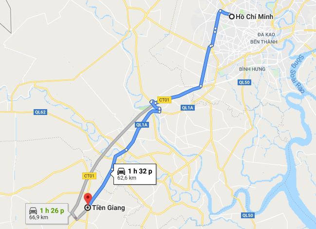 Từ Sài Gòn đi Tiền Giang 2