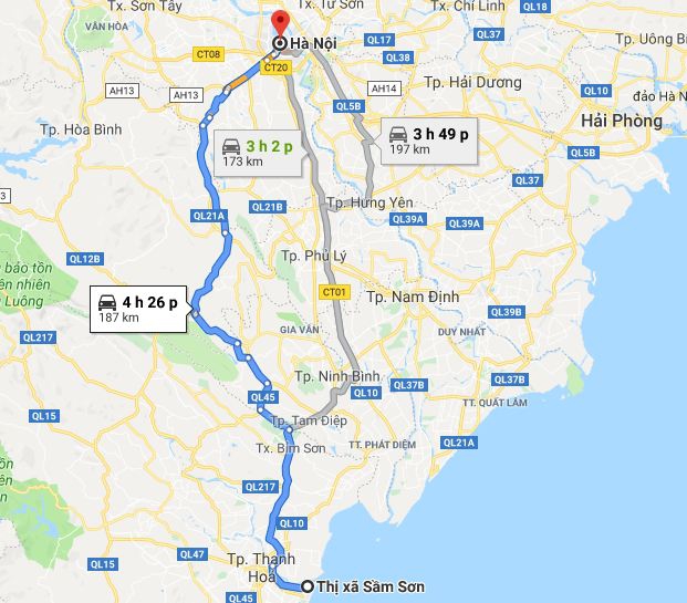 Từ Thanh Hóa đi Hà Nội 3