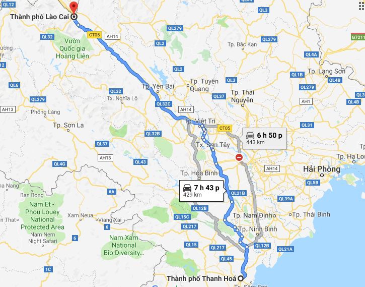 Từ Thanh Hóa đi Lào Cai 2