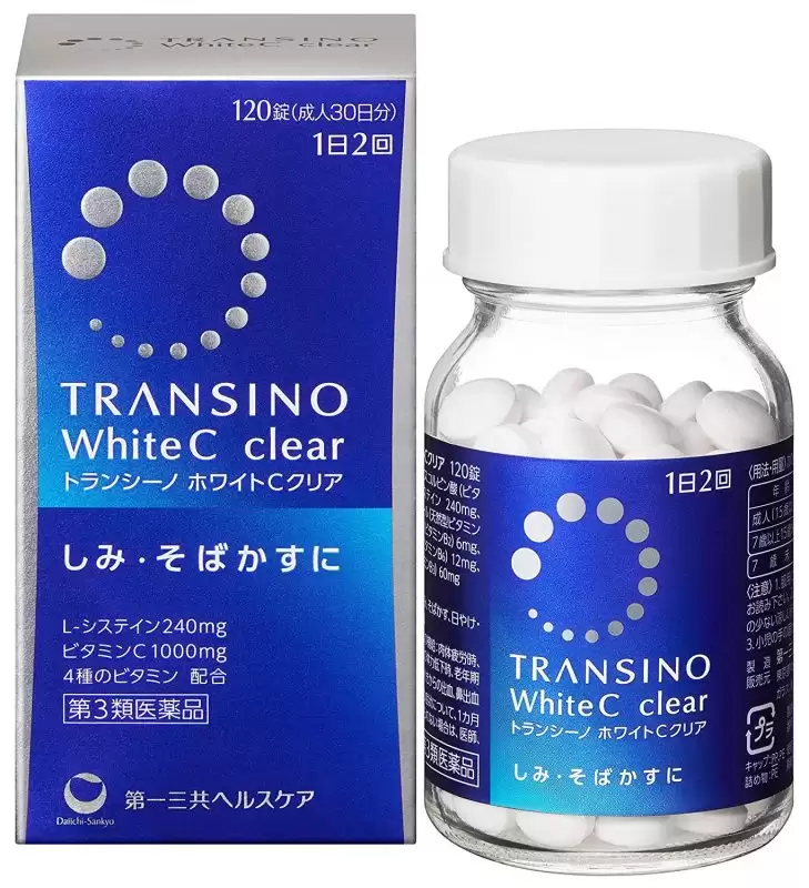VIÊN UỐNG TRỊ NÁM TRANSINO WHITE C 120 VIÊN