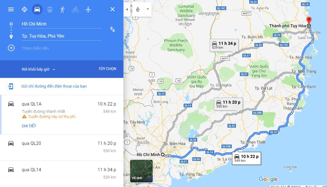 Từ Sài Gòn đi Phú Yên bao nhiêu km? Xe Sài Gòn đi Phú Yên