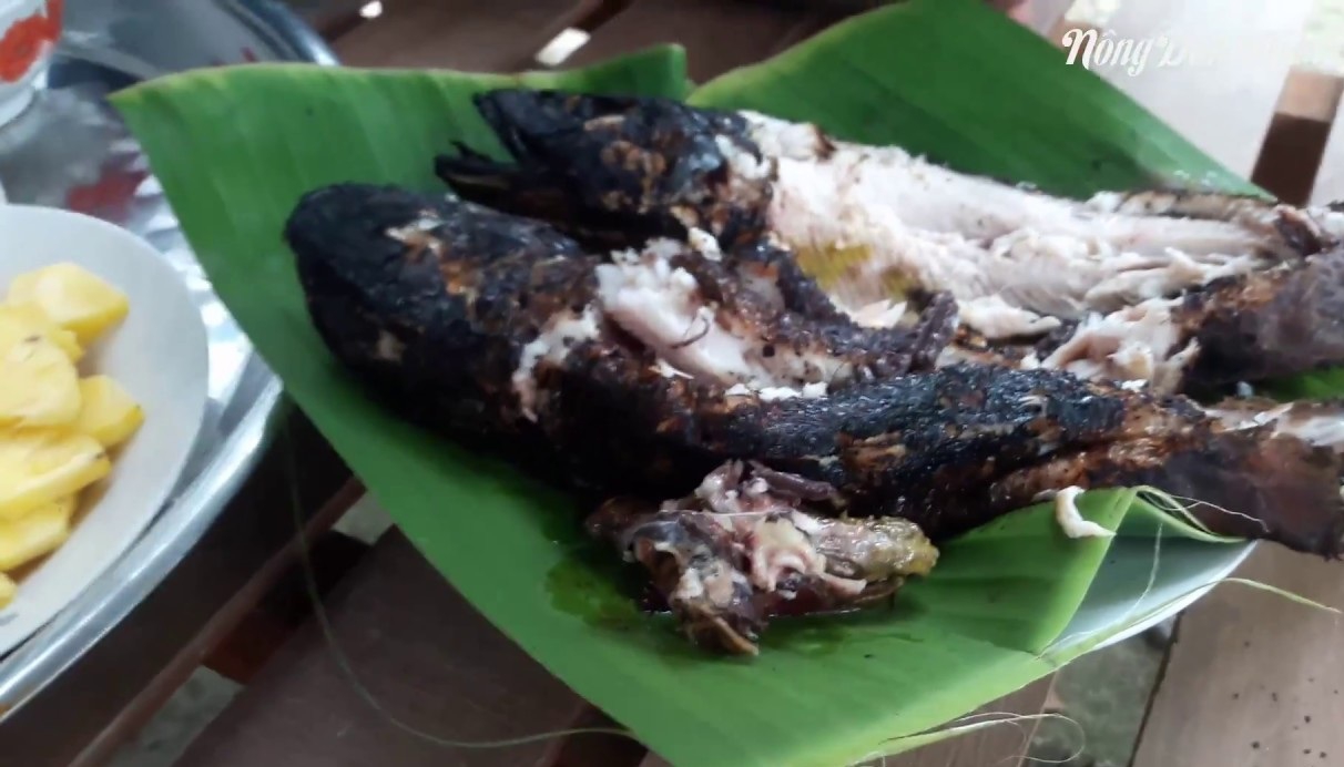 Cá Lóc Nướng Trui Cà Mau