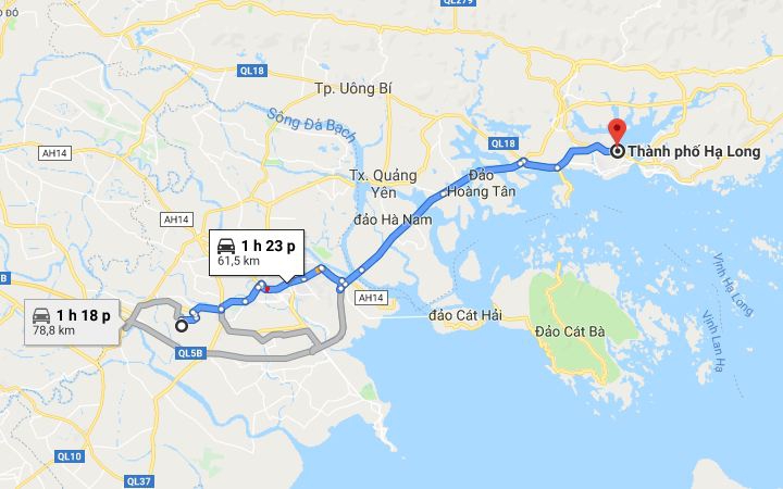 Từ Hải Phòng Hạ Long 3