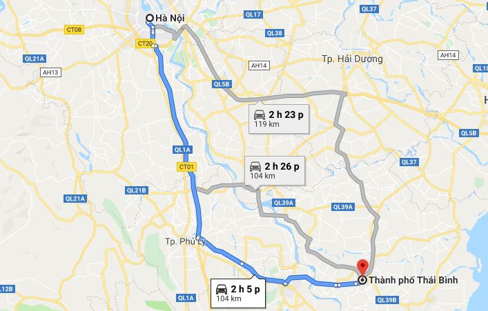 Hà Nội đi Thái Bình 1