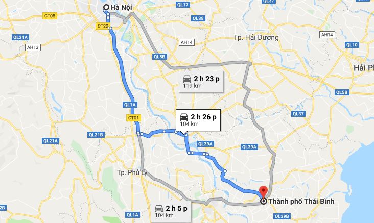 Hà Nội đi Thái Bình 2