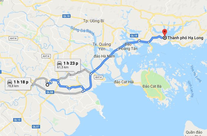 Từ Hải Phòng Hạ Long 2