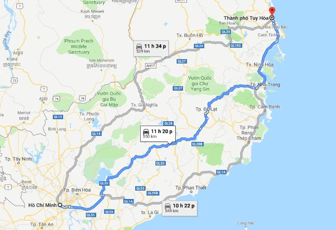 Từ Sài Gòn đi Phú Yên 2