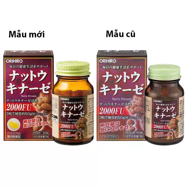 Viên Uống Chống Đột Quỵ Nattokinase 2000FU Orihiro Nhật Bản