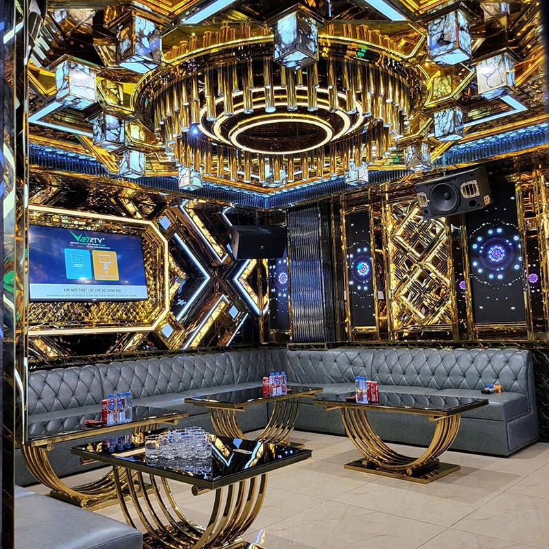 Không gian phòng hát và tiện ích tại Karaoke Q7