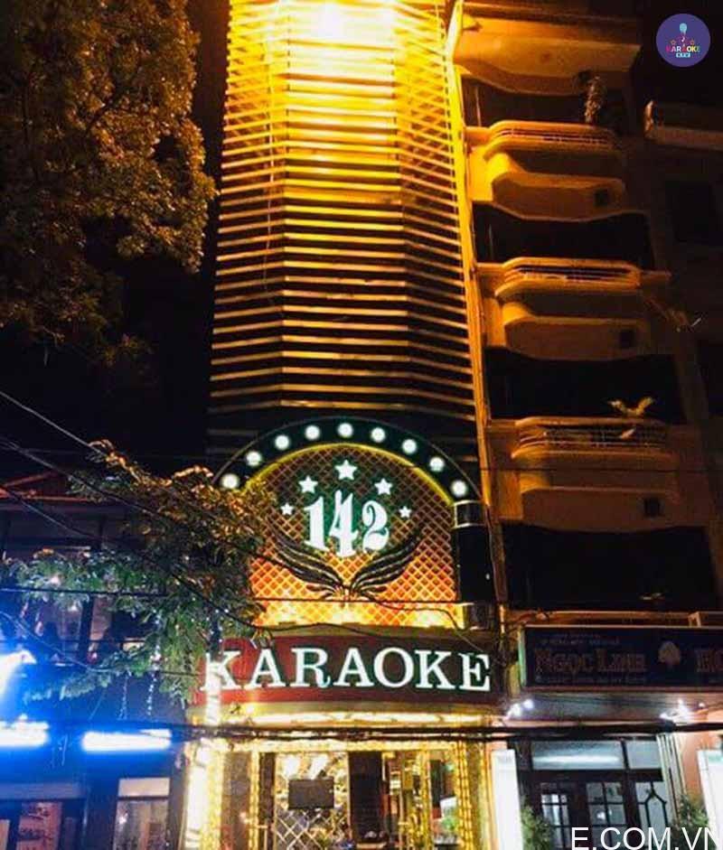 Mặt tiền quán Karaoke 142 Triệu Việt Vương ở quận Hai Bà Trưng