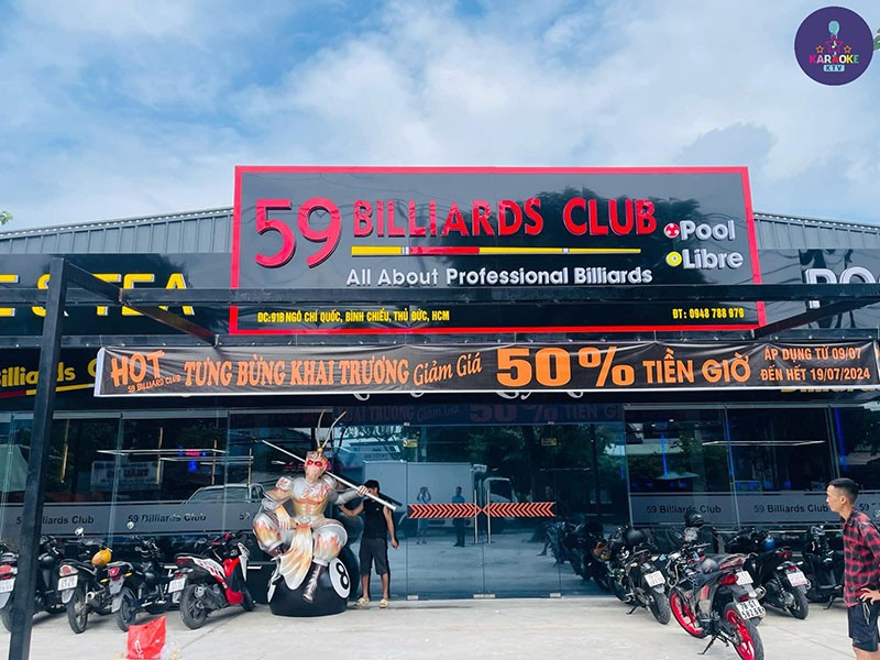 Karaoke 59 Club hoạt động 24/7 tại Thủ Đức