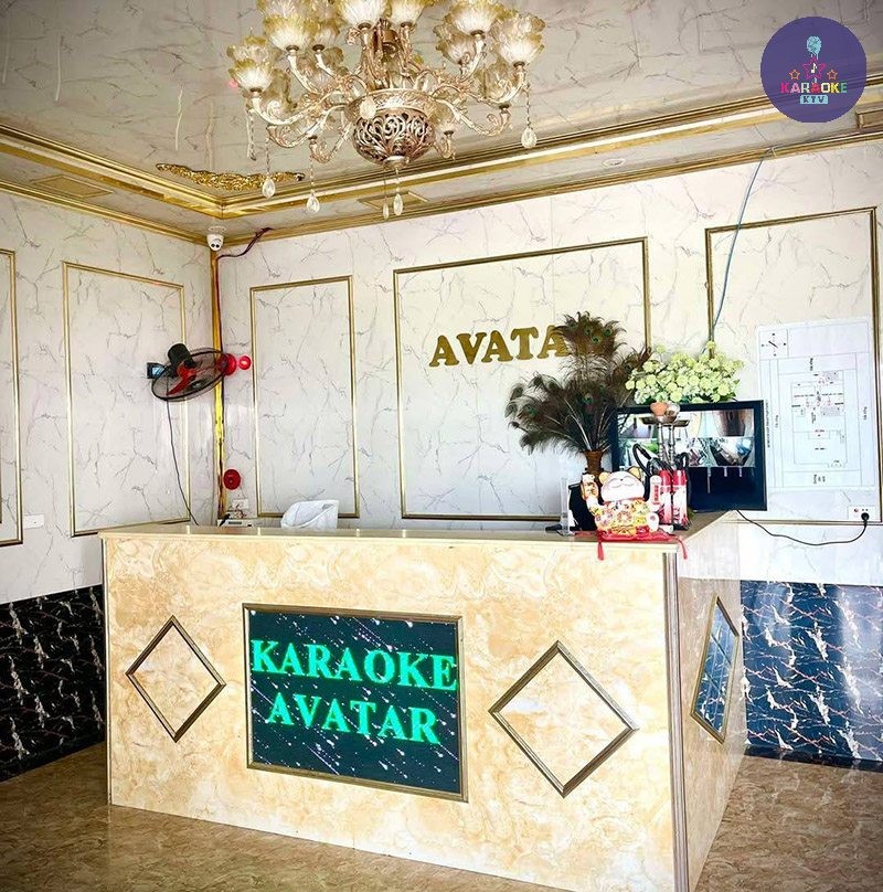Biển hiệu và không gian Karaoke Avatar ở Thanh Hóa