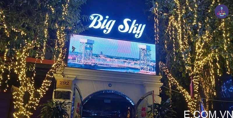 Không gian phòng hát Karaoke Big Sky 292 Bạch Đằng tại Hoàn Kiếm