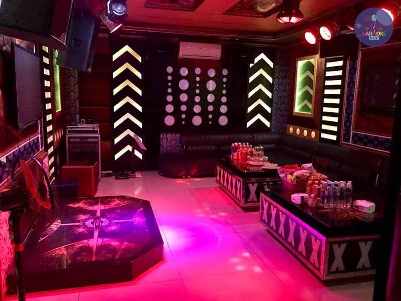 Không gian phòng hát tại Karaoke Mit Su ở Cao Bằng
